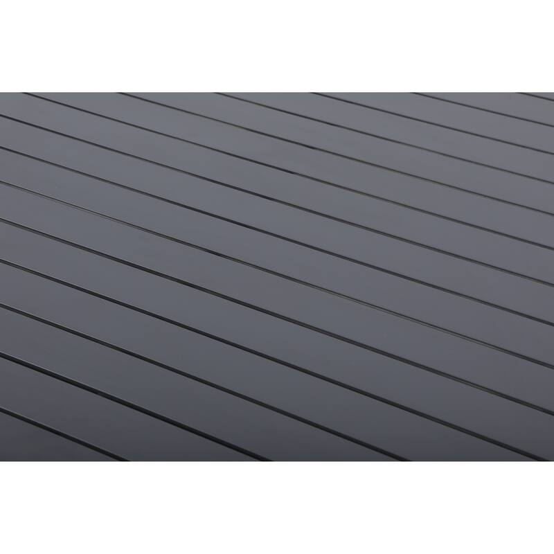 Bali Silver/Gray Two-Tone Wicker/Rattan Coffee Table