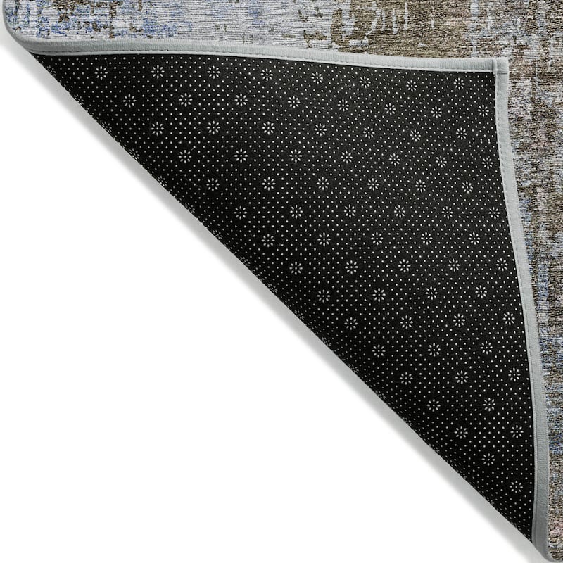 Machine Washable Indoor/ Outdoor Chantille Modern Ombre Rug
