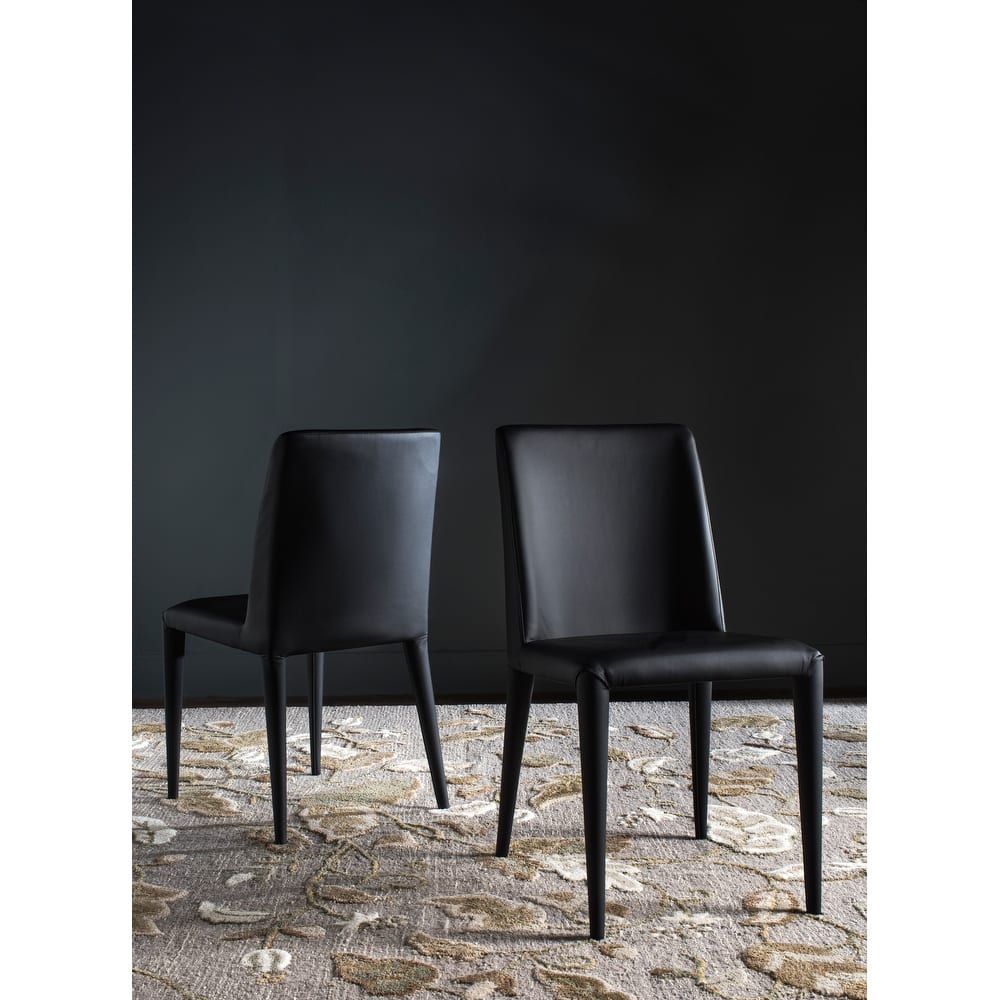 SAFAVIEH Shirlee Mid-Century Dining White Dining Chair (Set of 2) - 22.5" x 17.4" x 33.5" - 23Wx17Dx34H