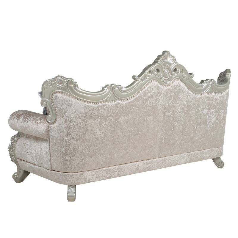 Best Master Furniture Cavari Champagne Pearl Traditional Sofa