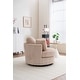 preview thumbnail 21 of 55, Oversized 360 Degreed Swivel Accent Chair Modern Soft Plush Corduroy Round Barrel Chair for Living Room Bedroom with Pillows
