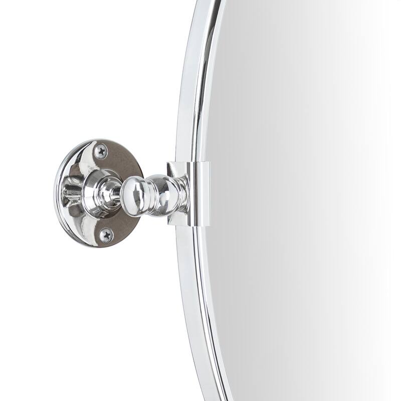Luecinda Oval Metal Wall Mirror