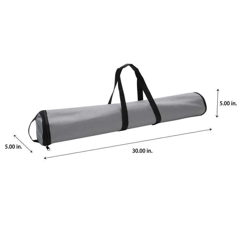Simplify 30" Wrapping Paper Storage Bag in Grey - 30" x 5" x 5"