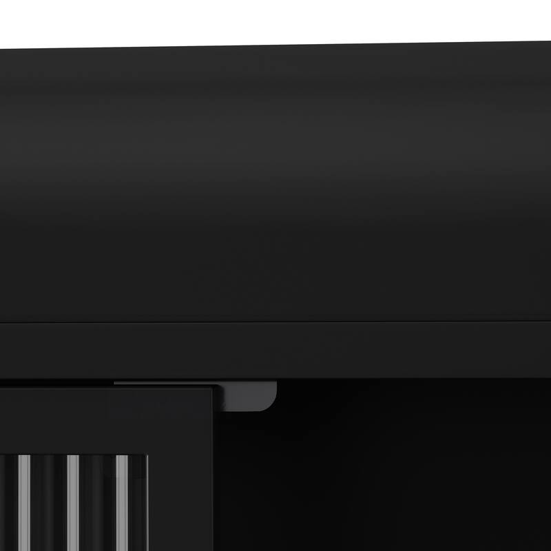 Arched 3-Door Wall Mounted Glass Cabinet for Kitchen, Bathroom and Living Room Storage Display