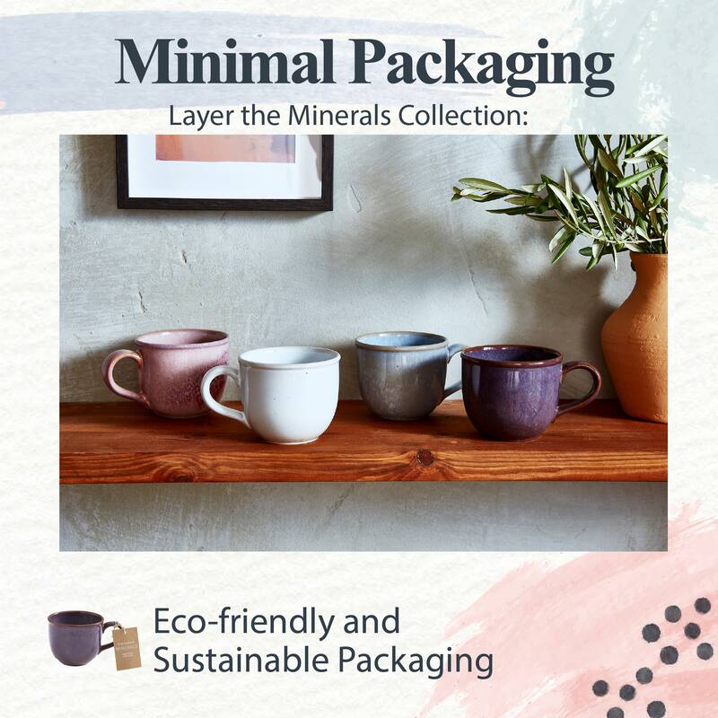 Portmeirion Minerals Set of 4 Mugs - 12 fl. oz.