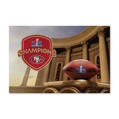 NFL San Francisco 49ERS SB58 Elite Champs Washable Rug - 20in x 32in