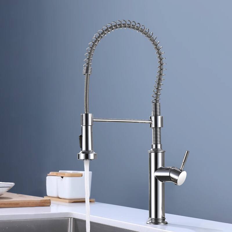 Topcraft High-arc Stainless Steel kitchen Sink Faucet