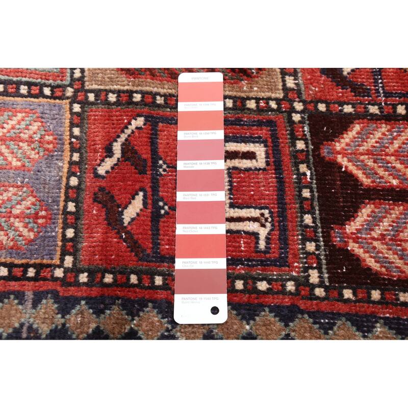 ECARPETGALLERY Hand-knotted Antalya Vintage Red Wool Rug - 4'6 x 8'5