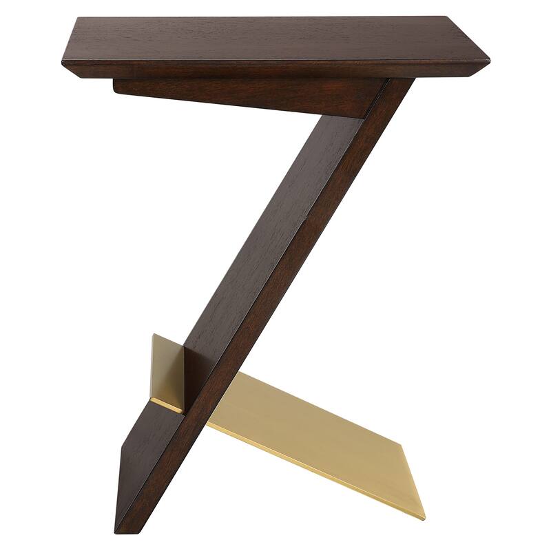 Uttermost Breakthrough Modern Accent Table - 17.25"W x 22"H x 11.75"D