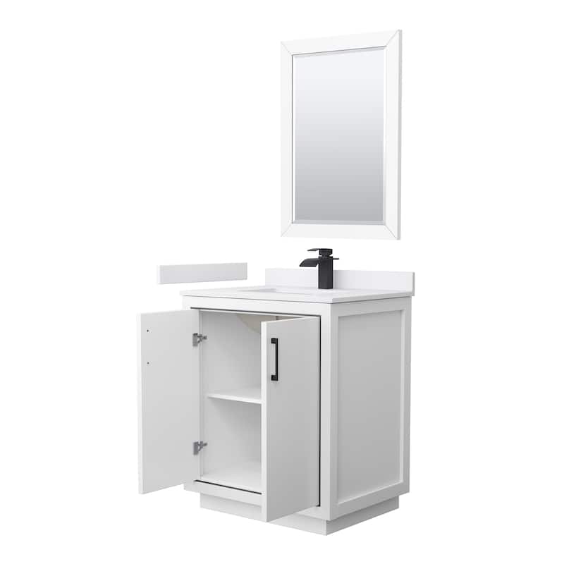 Wyndham Collection WCF1111-30S-VCA-M24 Icon 30" Free Standing Single