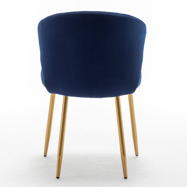 Modern Velvet Accent Chair with Channel-Tufted Design Comfortable and Trendy Armless Seat