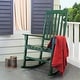 preview thumbnail 60 of 64, Cambridge Casual Alston Wood Outdoor Rocking Chair Hunter Green