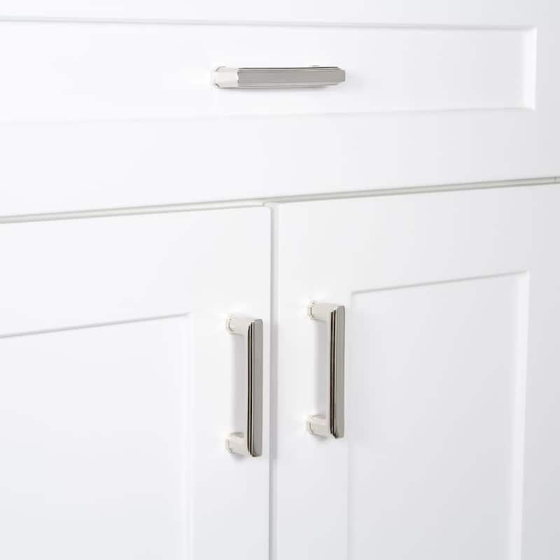 Grandeur CARR-BRASS-PULL-3 Carre 3" Center to Center Solid Metal