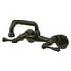 preview thumbnail 1 of 17, Kingston Brass Kingston 1.8 GPM Wall Mounted Bridge Kitchen Faucet