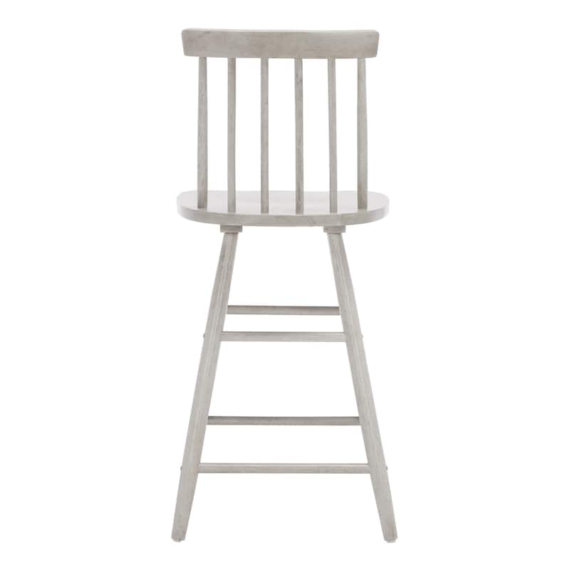 SAFAVIEH May Wood 25-inch Counter Stool - 17"W x 17"D x 38"H