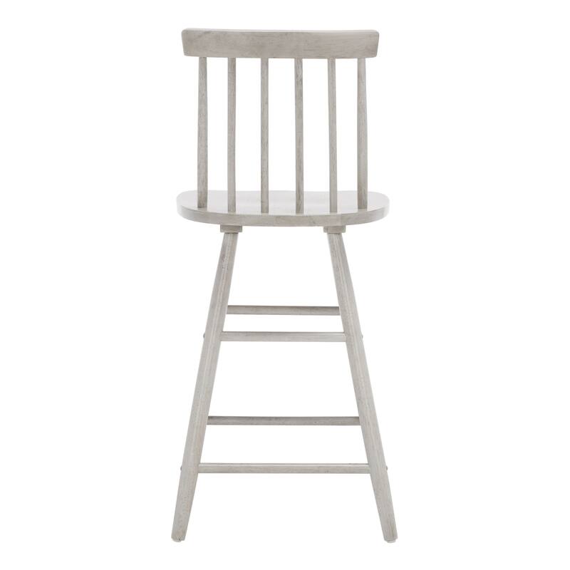 SAFAVIEH Nanie Wood 25-inch Counter Stool - 17 In. W x 17 In. D x 38 In. H - 17Wx17Dx38H