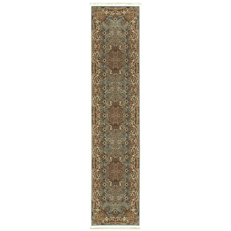 HomeRootsMedallion Traditional Runner Area Rug