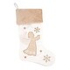 preview thumbnail 1 of 1, Heavenly Elegance Angel Stocking - Ivory Ivory