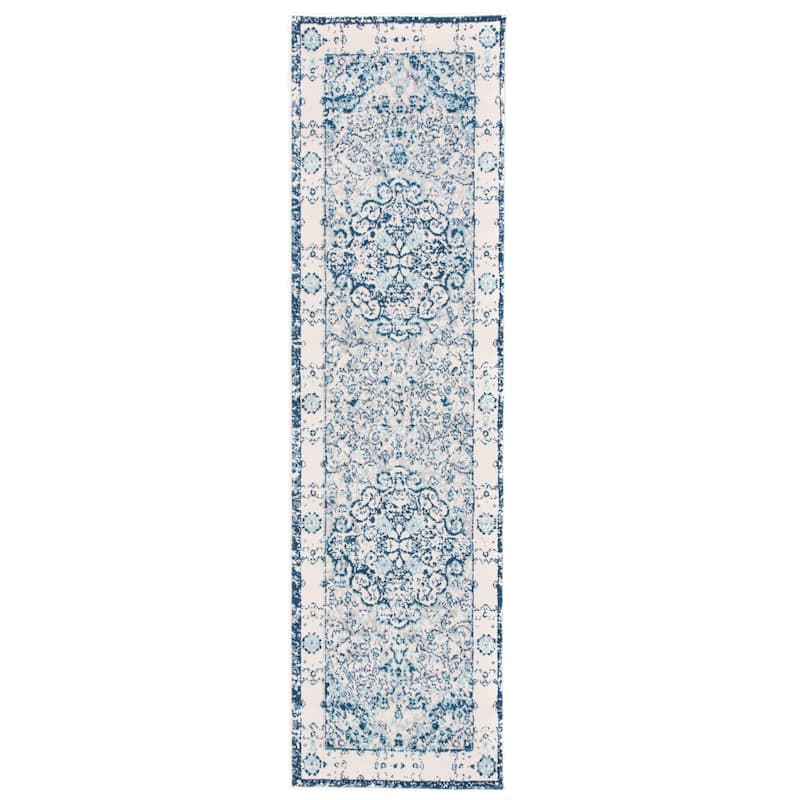 World Rug Gallery Vintage Oriental Distressed Medallion Rug