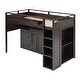 preview thumbnail 24 of 44, Twin Pine Loft Bed with Rolling Cabinet and Desk
