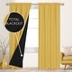 preview thumbnail 6 of 117, Deconovo 100% Full Blackout Double-Layer Rod Pocket Curtains (2 Panels)
