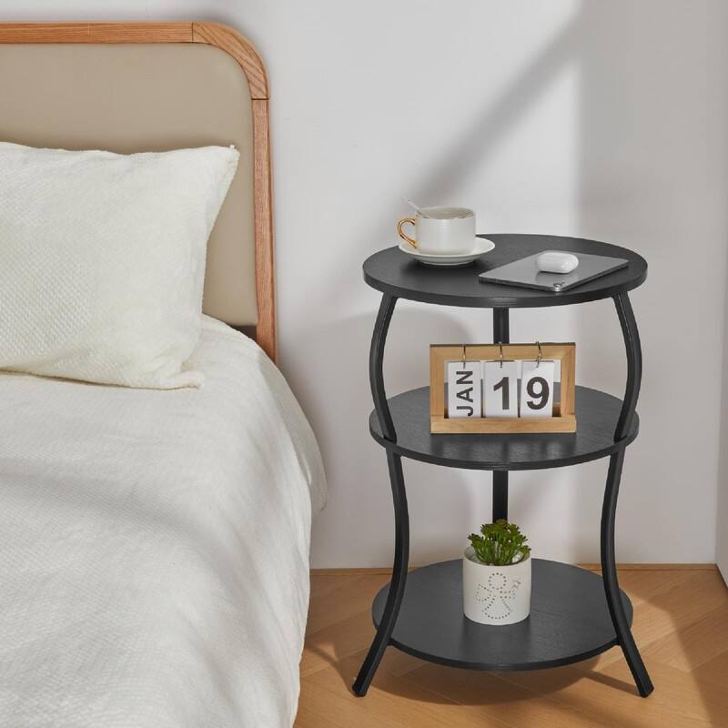 Snack Table TV Tray Table - 15.75"D x 15.75"W x 24"H