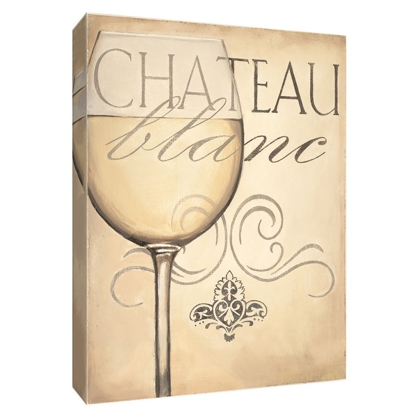 PTM Images 9-154545 PTM Canvas Collection 10" x 8" - "Chateau Nouveau Elements XII" Giclee Wine Art Print on Canvas
