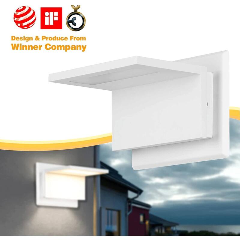 Wall Light Outdoor LED Wall Mount Lamp Modern Wall Mount Sconce Lantern Fixture for Porch Front Door