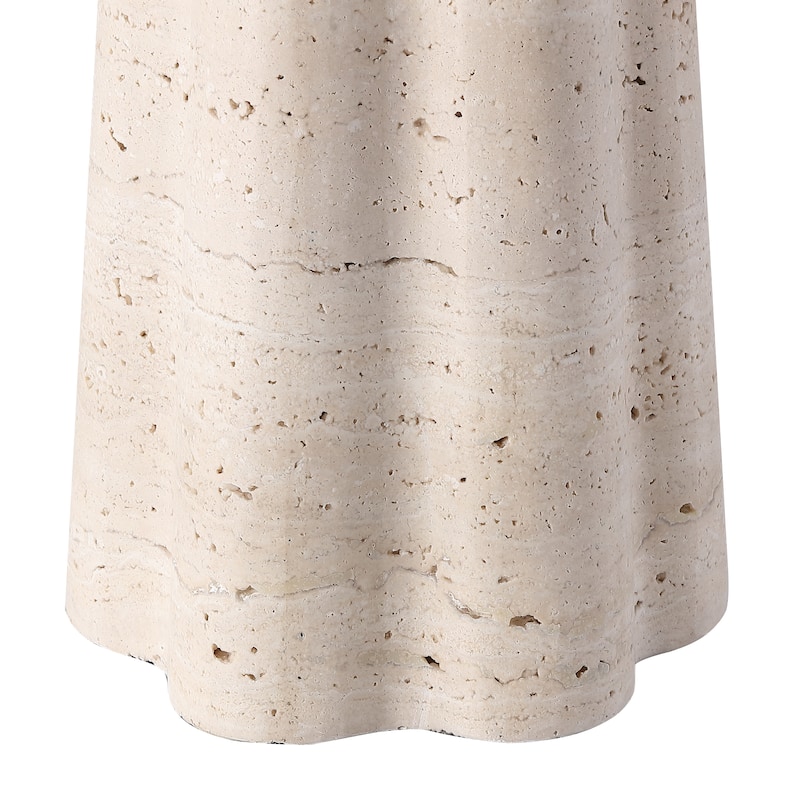 SAFAVIEH Couture Naveen Travertine Table Lamp - 15"W x 15"D x 25"H