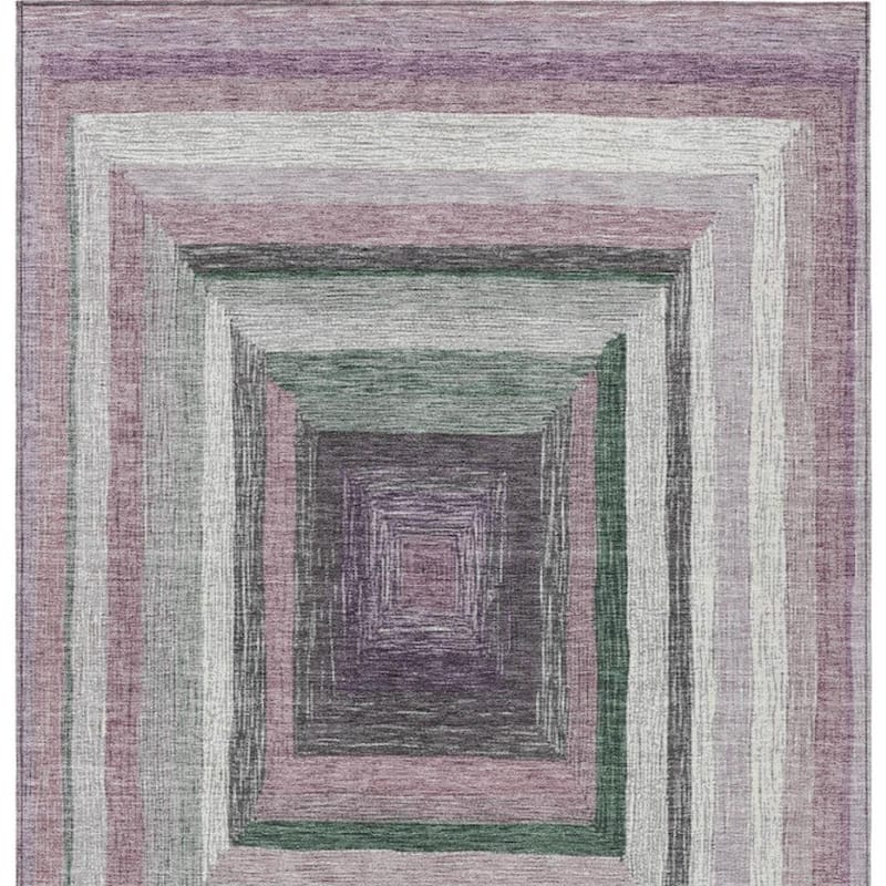 HomeRoots Geometric Transitional Rectangle Outdoor Rug