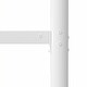 preview thumbnail 8 of 16, White Bunk Bed with Guardrail, Twin Over Twin Size