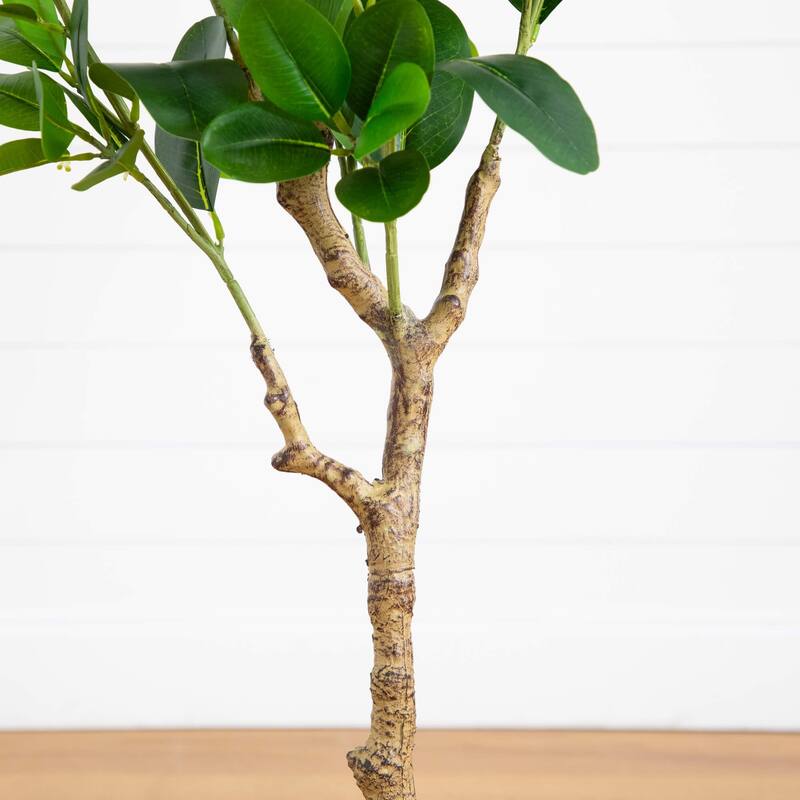 Potted Audrey Ficus Artificial Tree - 4' - Unlit