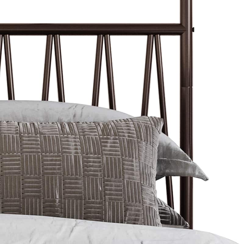 Clayfell Dallas Metal Canopy Bed