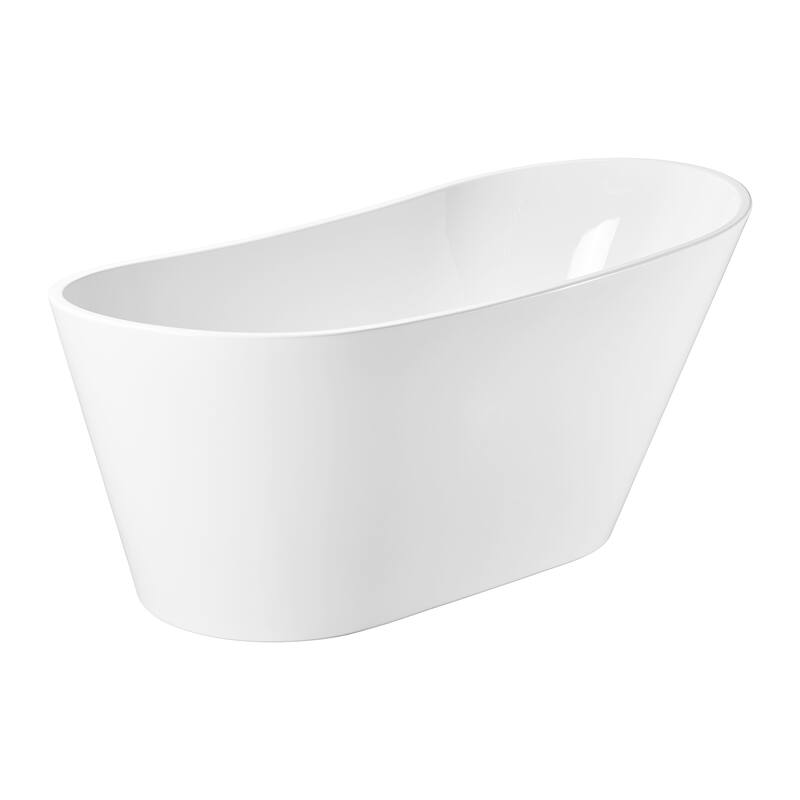 Freestanding Pure Acrylic Sheet Bathtub With Drainage and Overflow