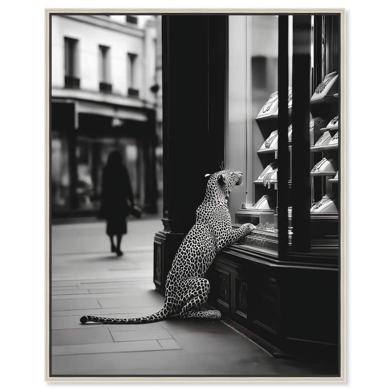Jewels and Jaws Canvas by Art Remedy - Silver - 24" x 30"