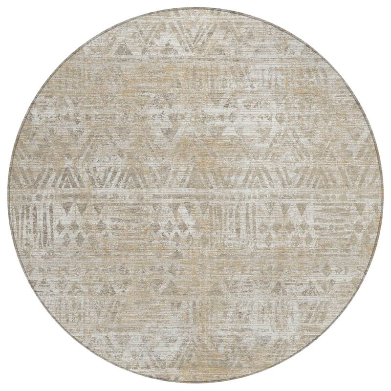 Machine Washable Indoor/ Outdoor Global Jara Chantille Rug