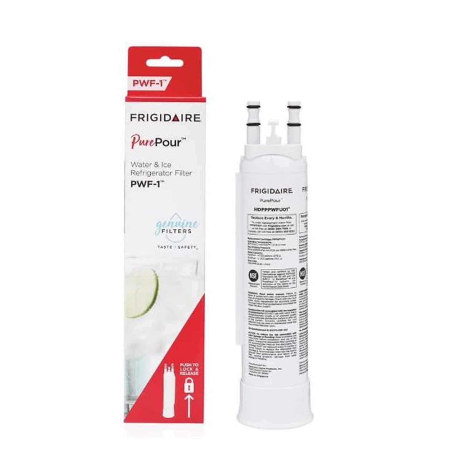 Frigidaire FPPWFU01 PurePour Electrolux EPPWFU01 PureAdvantage PWF-1 Water Filter 1-Pack