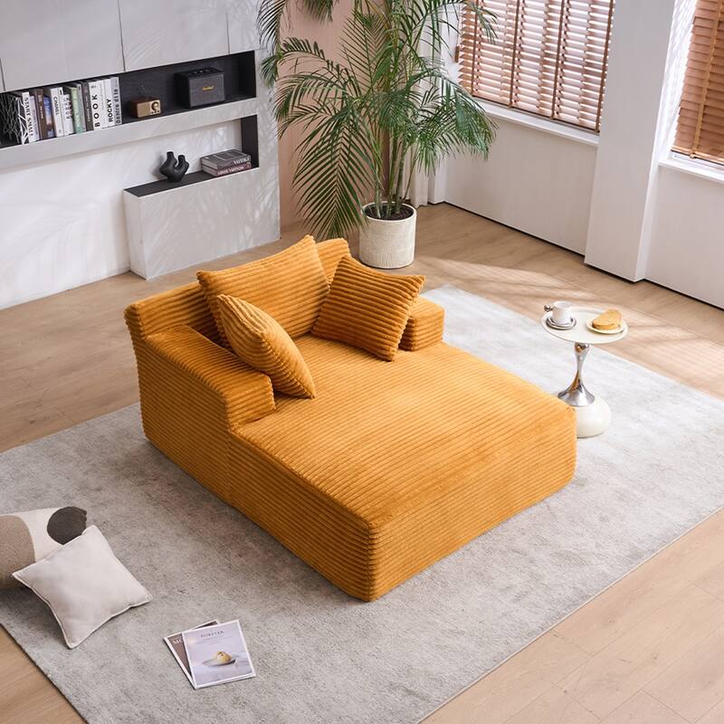 Versatile Oversized Chaise Longue Chair for Relaxing and Sleeping