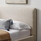 preview thumbnail 9 of 15, New Heights Dillon Upholstered Bed with Metal Legs