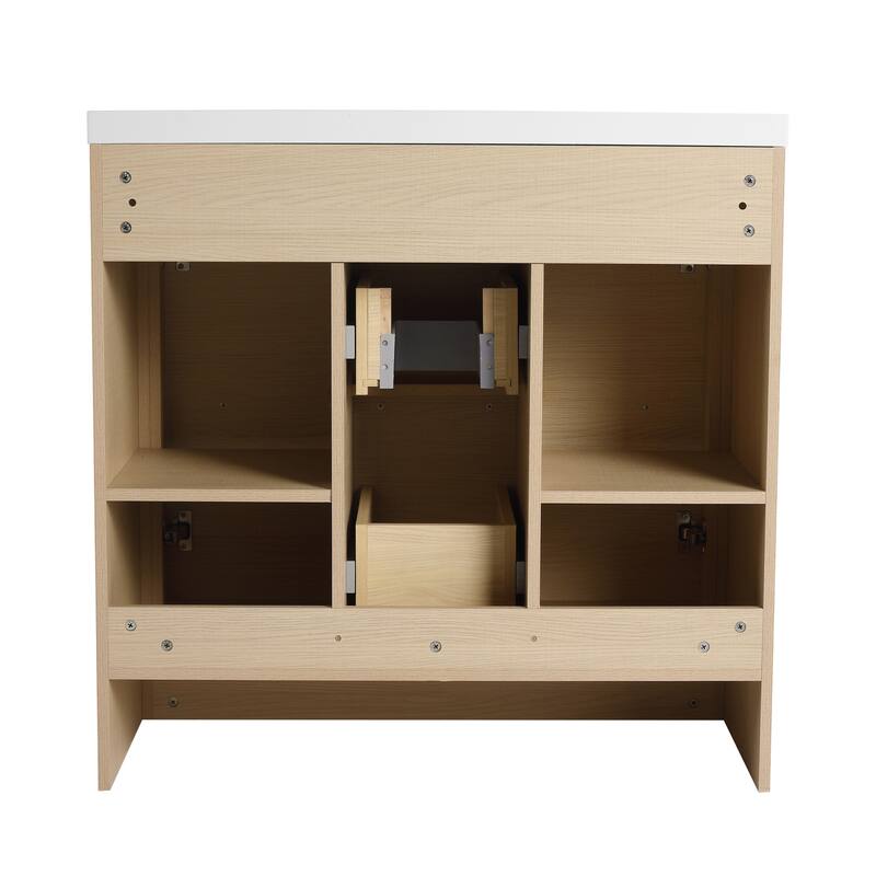 Bathroom Vanity With Sink In 24/30/36/48 Inch, Freestanding Bathroom Vanity With Soft Close Door and Drawer