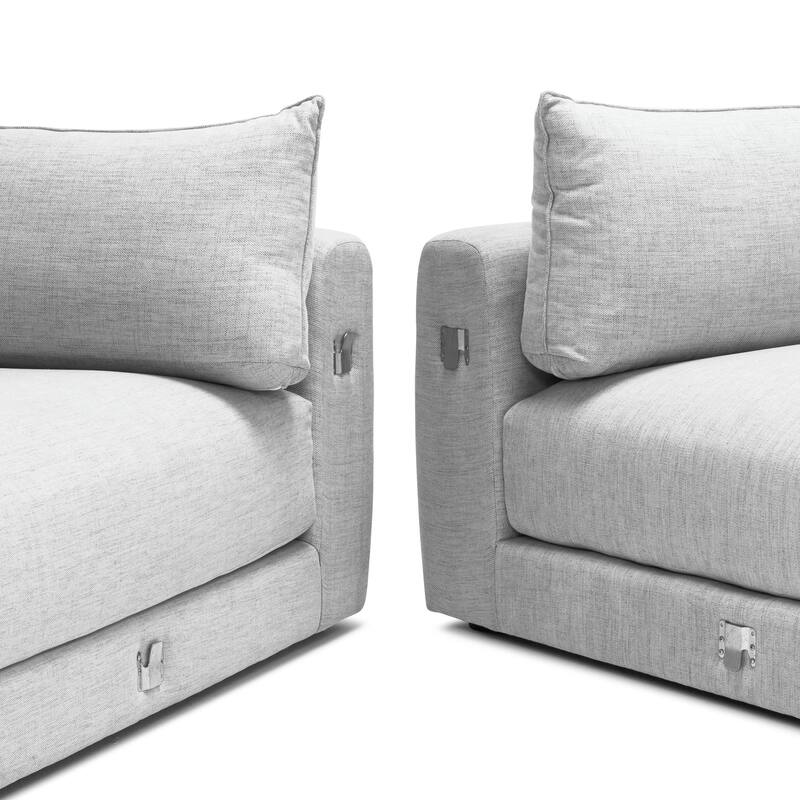Poly & Bark Marcel 122" Sectional Sofa with 80" Chaise