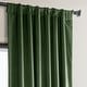 preview thumbnail 18 of 140, Exclusive Fabrics Heritage Plush Velvet Room Darkening Curtain (1 Panel) - Luxurious Single Drapery for Enhanced Room Darkening