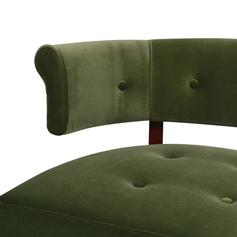 Jared Roll Arm Tufted Bench Settee