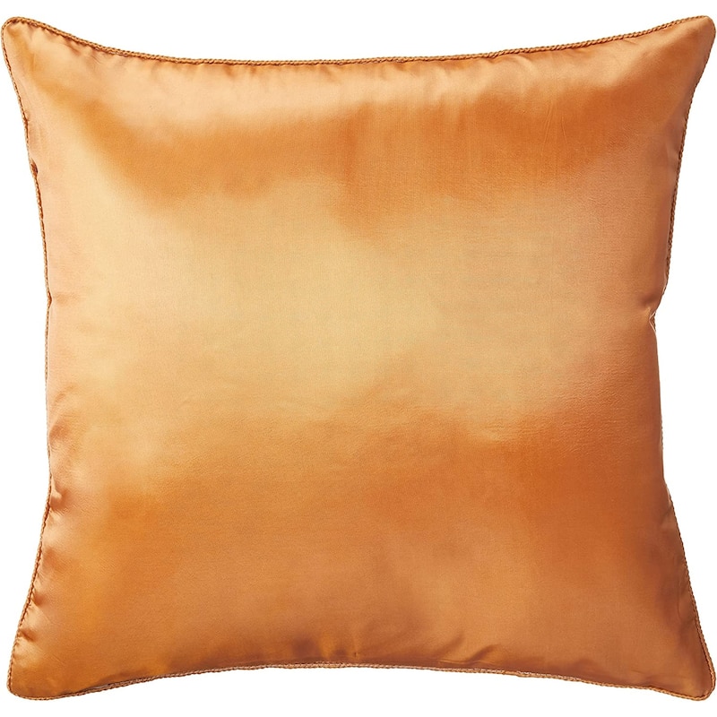 Violet Linen Silky Bloom Daisy Flower Pattern, 17 Inch x 17 Inch, Square, Decorative Accent Throw Pillow