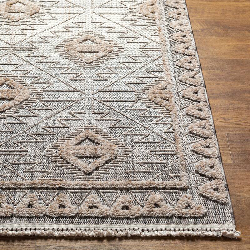 Livabliss Lanu Geometric Tribal Area Rug