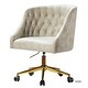 preview thumbnail 25 of 57, ET Tufted Task Chair With Golden Base by HULALA HOME