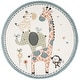 preview thumbnail 7 of 32, SAFAVIEH Carousel Kids Brandusa Animal Rug Ivory - 4' Round - Round