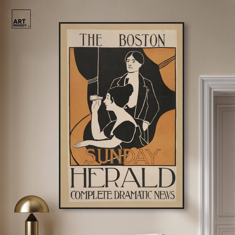 Sunday Herald 1893 Canvas by Art Remedy