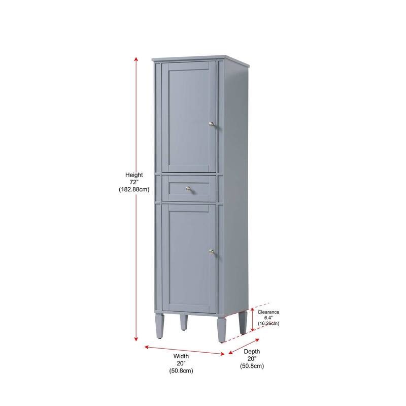 Eclipse Bath Storage Cabinet (16-28 In.)