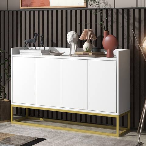 Modern Sideboard Elegant Buffet Cabinet with Large Storage Space for Dining Room